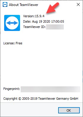 Teamviewer About